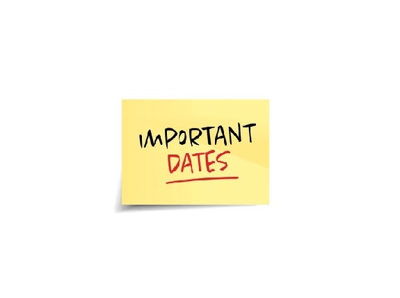 Important Dates