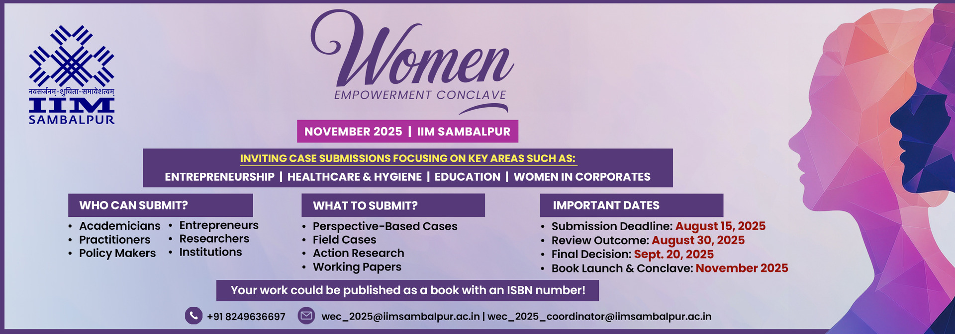 https://iimsambalpur.ac.in/women-empowerment-conclave-2025-iim-sambalpur/
