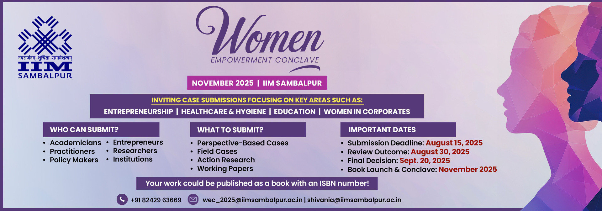 https://iimsambalpur.ac.in/women-empowerment-conclave-2025-iim-sambalpur/