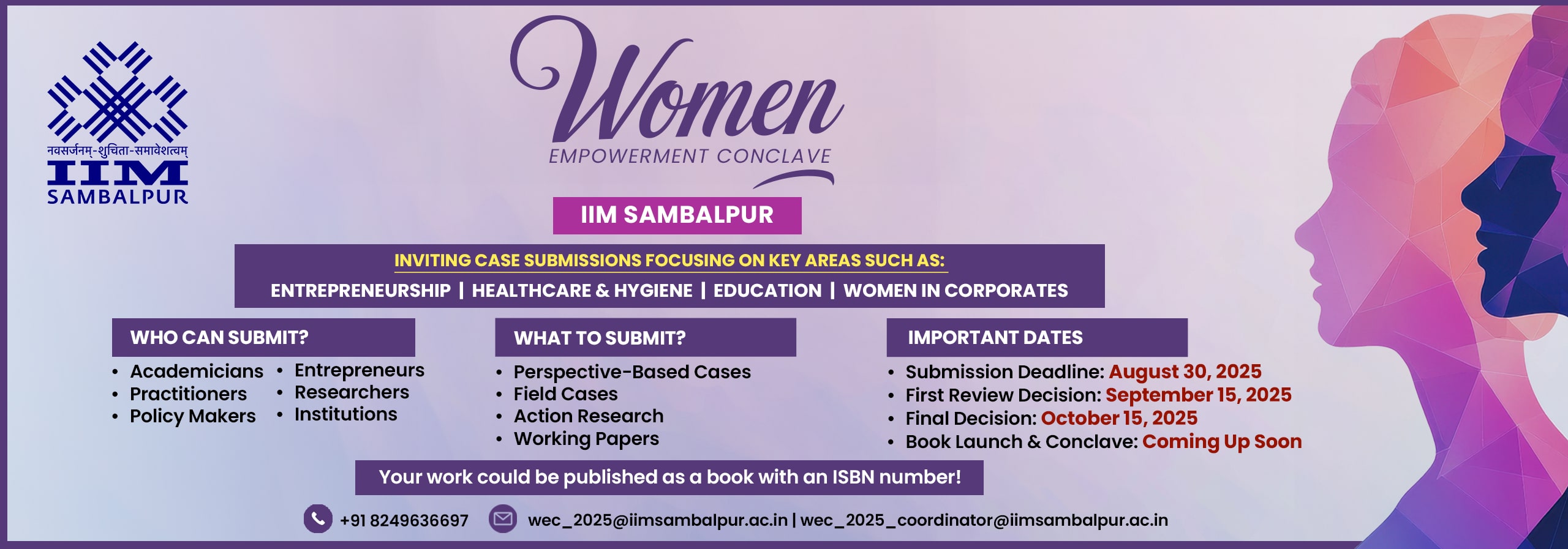 https://iimsambalpur.ac.in/women-empowerment-conclave-2025-iim-sambalpur/