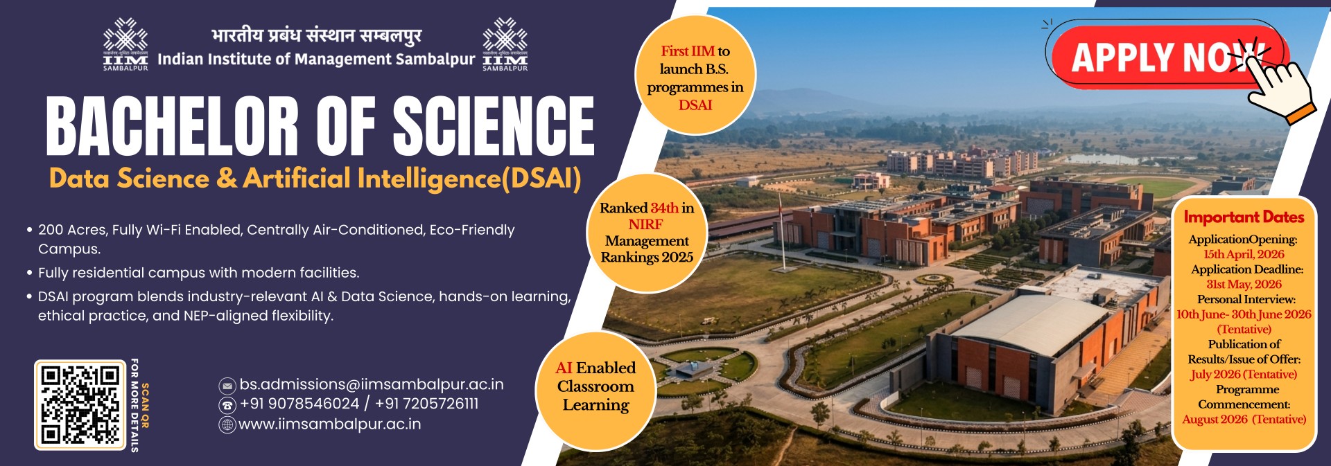 https://registration.iimsambalpur.ac.in/portal/SignIn/DSAI